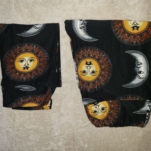 Lularoe Mommy&Me OS l/xl Sun &Moon leggings